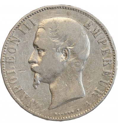 5 Francs Napoléon III Tête Nue