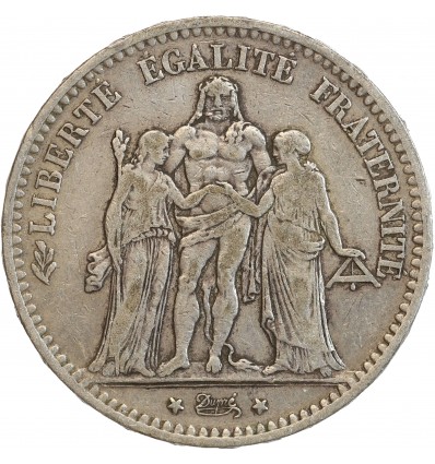 5 Francs Hercule - IIIème République