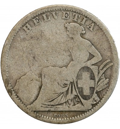 1 Francs Suisse Argent - Confederation