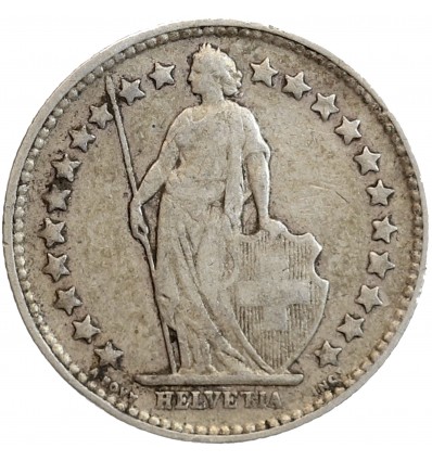 1/2 Franc - Suisse Argent Confederation