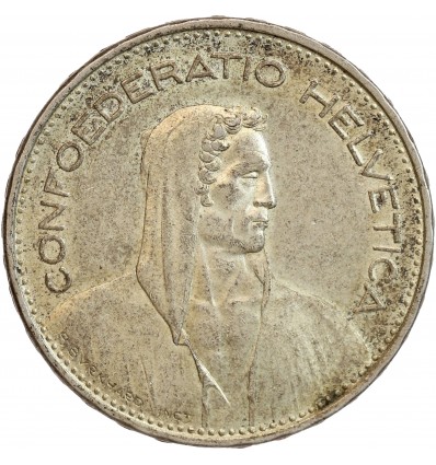 5 Francs Berger Suisse Argent - Confederation