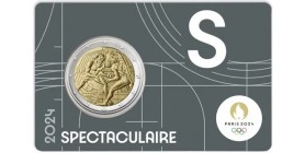 2 Euros France JO Paris 2024 - Hercule - Blister "S"