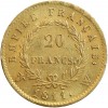 20 Francs Napoléon Ier Tête Laurée Revers Empire