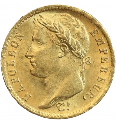 20 Francs Napoléon Ier Tête Laurée Revers Empire