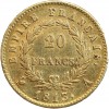 20 Francs Napoléon Ier Tête Laurée Revers Empire