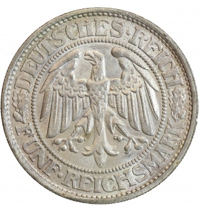 5 Reichmark - République de Weimar - Allemagne Argent