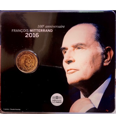 2 Euros France 2016 B.U.- François Mitterrand
