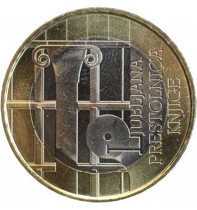 3 Euros Slovénie 2010 - Ljubljana, Capitale Mondiale du Livre
