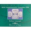 Série BU Commémorative en Francs 1998