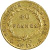 40 Francs Napoléon ier Tête Nue - Calendrier Révolutionnaire