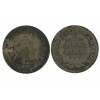 1 Dime Liberte Assise Etats - Unis Argent