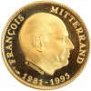Médaille en Or François Mitterrand Président de la République
