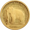Coffret de 4 Médailles sur l'Exposition Coloniale Internationale de Paris en Cuivre Doré