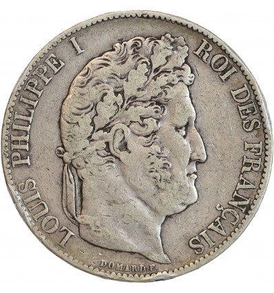 5 Francs Louis Philippe I Tête Laurée