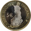 5 Euros Finlande 2018 - Série Paysages Nationaux - Les Rapides de Tammerkoski