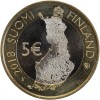 5 Euros Finlande 2018 - Série Paysages Nationaux - Vallée de la Rivière Porvoonjoki et Vieille Ville de Porvoo