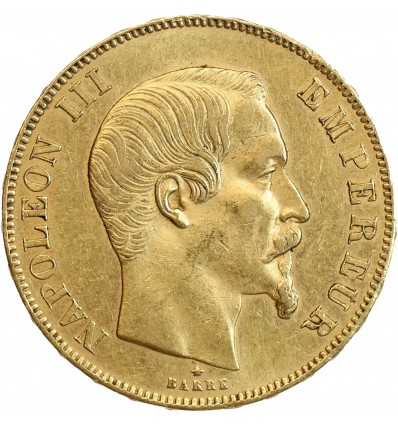 50 Francs Napoléon III Tête Nue