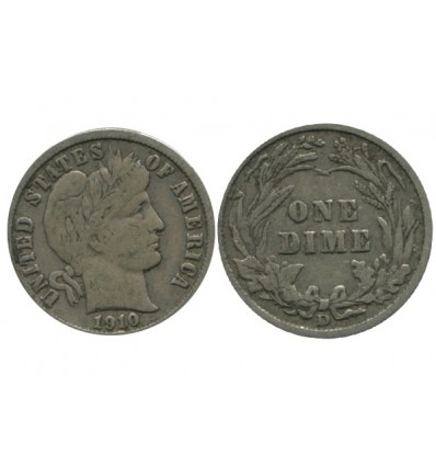 1 Dime Barber Etats - Unis Argent