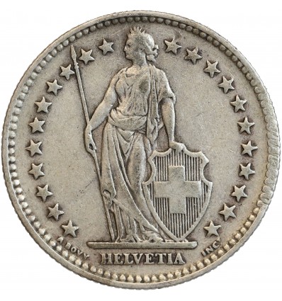 2 Francs - suisse Argent Confederation