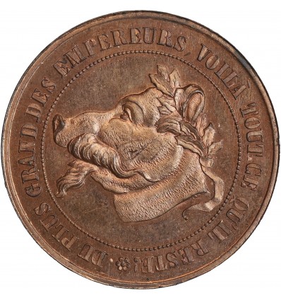 Médaille Satirique du Plus Grand des Empereurs ..."Vampire de la France"