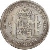 5 Pesetas Alphonse XII Espagne Argent