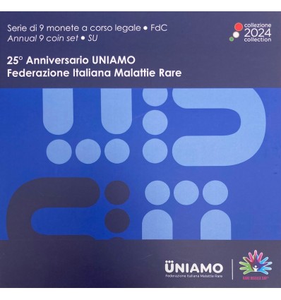 Série B.U. Italie 2024 - 9 Pièces Uniamo