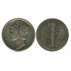 1 Dime Liberte Etats - Unis Argent