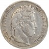 5 Francs Louis-Philippe Ier Tête Laurée Tranche En Relief