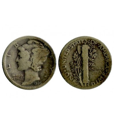 1 Dime Liberte Etats - Unis Argent