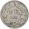 1/2 Franc Helvetia - Suisse Argent Confederation