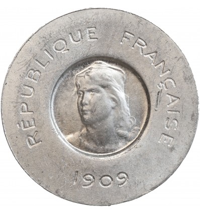 10 Centimes Rude Essai en Aluminium