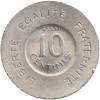 10 Centimes Rude Essai en Aluminium