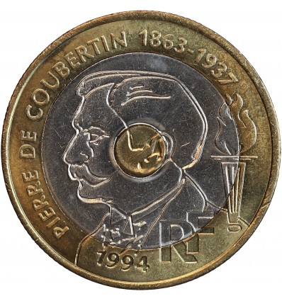 20 Francs Pierre de Coubertin