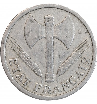 2 Francs Bazor Aluminium Etat Français