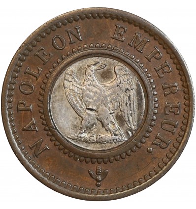 Essai Bimétallique de 10 Centimes Napoléon Ier