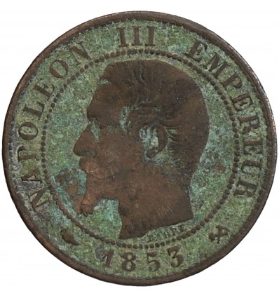 1 Centime Napoléon III Tête Nue