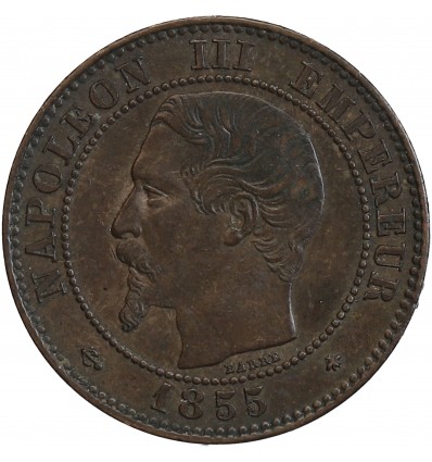 2 Centimes Napoléon III Tête Nue Second Empire