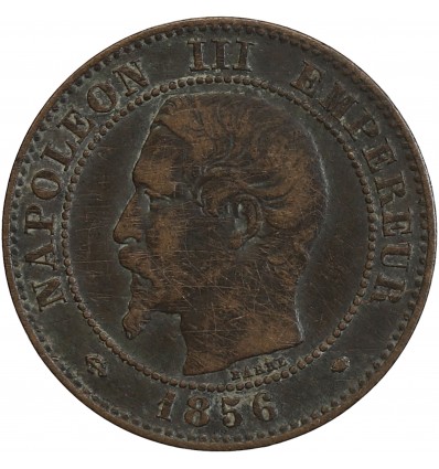 2 Centimes Napoléon III Tête Nue Second Empire