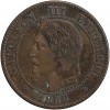 2 Centimes Napoléon III Tête Laurée