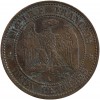 2 Centimes Napoléon III Tête Laurée