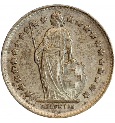 1/2 Franc - Suisse Argent Confederation