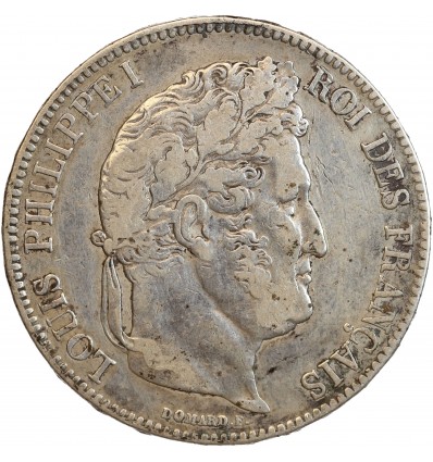 5 Francs Louis Philippe I Tête Laurée