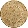 20 Francs Génie Troisième République