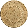 20 Francs Génie Troisième République