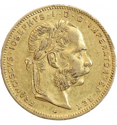 8 Florins - 20 Francs François Joseph Ier - Autriche