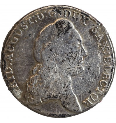 1 Thaler Frederic Auguste III - Allemagne Saxe Argent