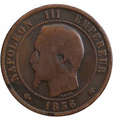 10 Centimes Napoléon III Tête Nue Second Empire