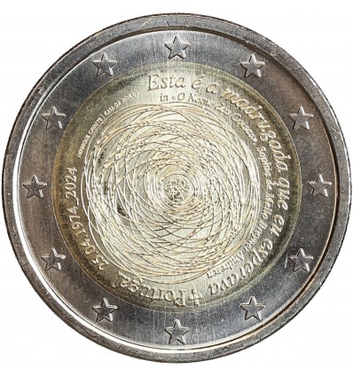 2 Euros Portugal 2024 - Révolution des Oeillets