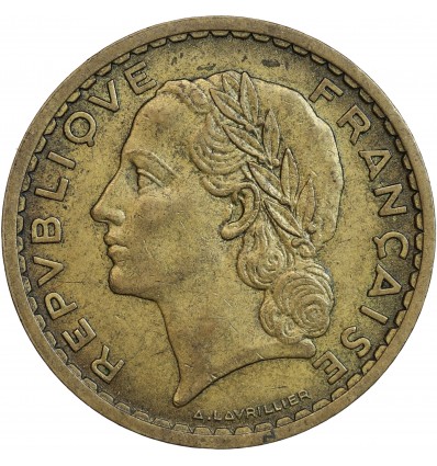 5 Francs Lavrillier Bronze-Aluminium Troisième République