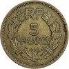 5 Francs Lavrillier Bronze-Aluminium Troisième République